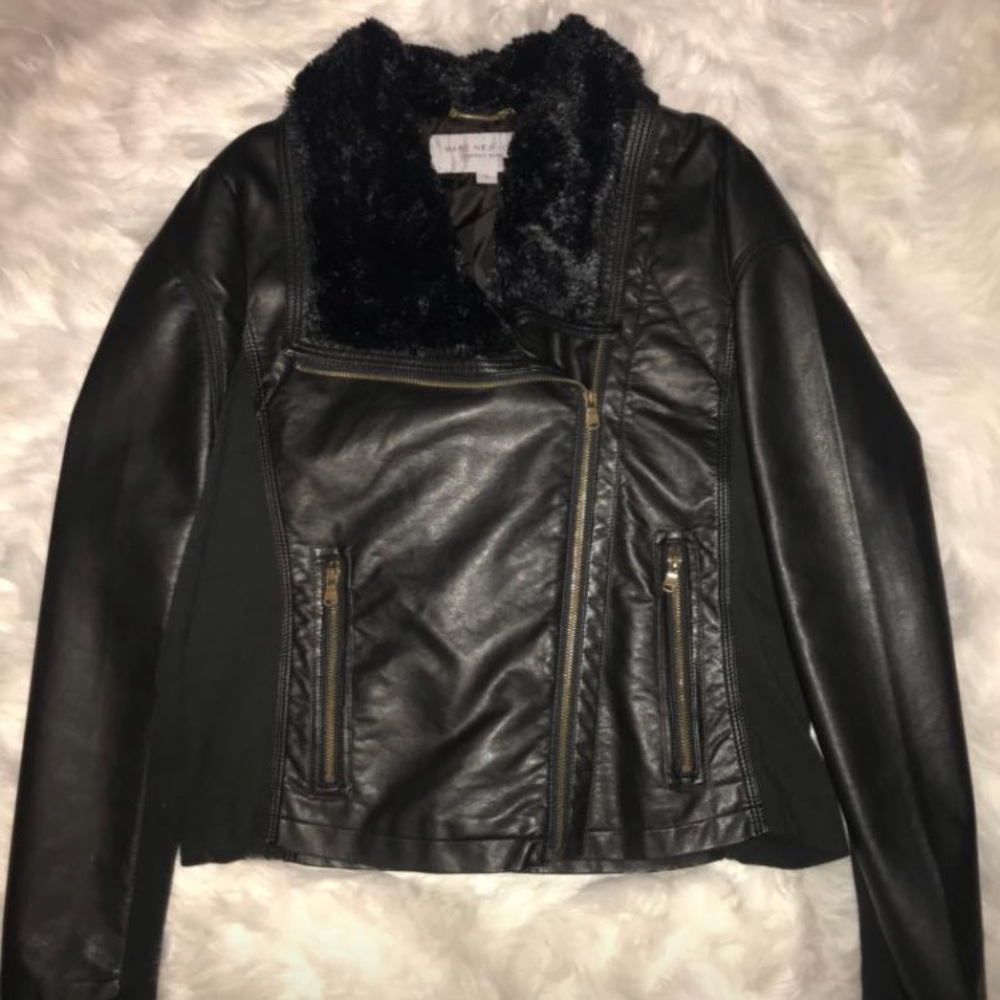 *SOLD* Marc NY black leather jacket